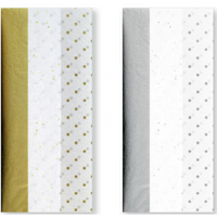 Tissue Paper Gold & Silver Sparkle 12x6pk