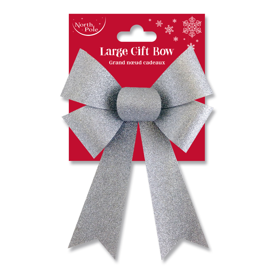Eurowrap Bow Large Silver