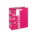 Eurowrap 6 Pack Gift Bag Pink Birthday Medium