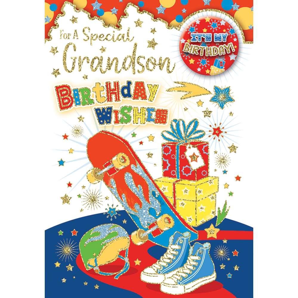Xpress Yourself C50 Birthday Grandson 6pk