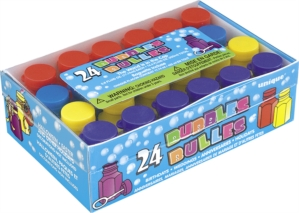 Unique 24 Pack Party Bubbles 17ml