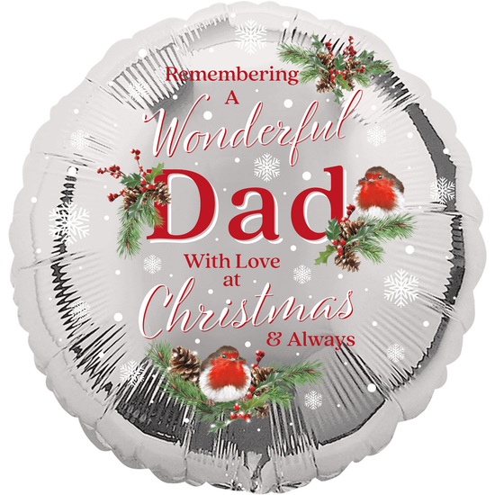 Foil Balloon 18" Dad Robin