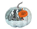 Gem Imports Decoration Disco Pumpkin Medium 15cm