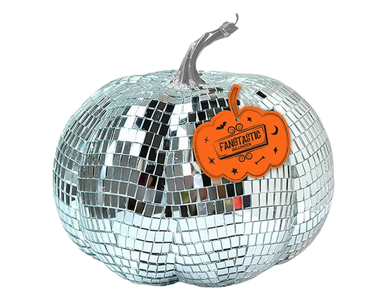 Gem Imports Decoration Disco Pumpkin Medium 15cm