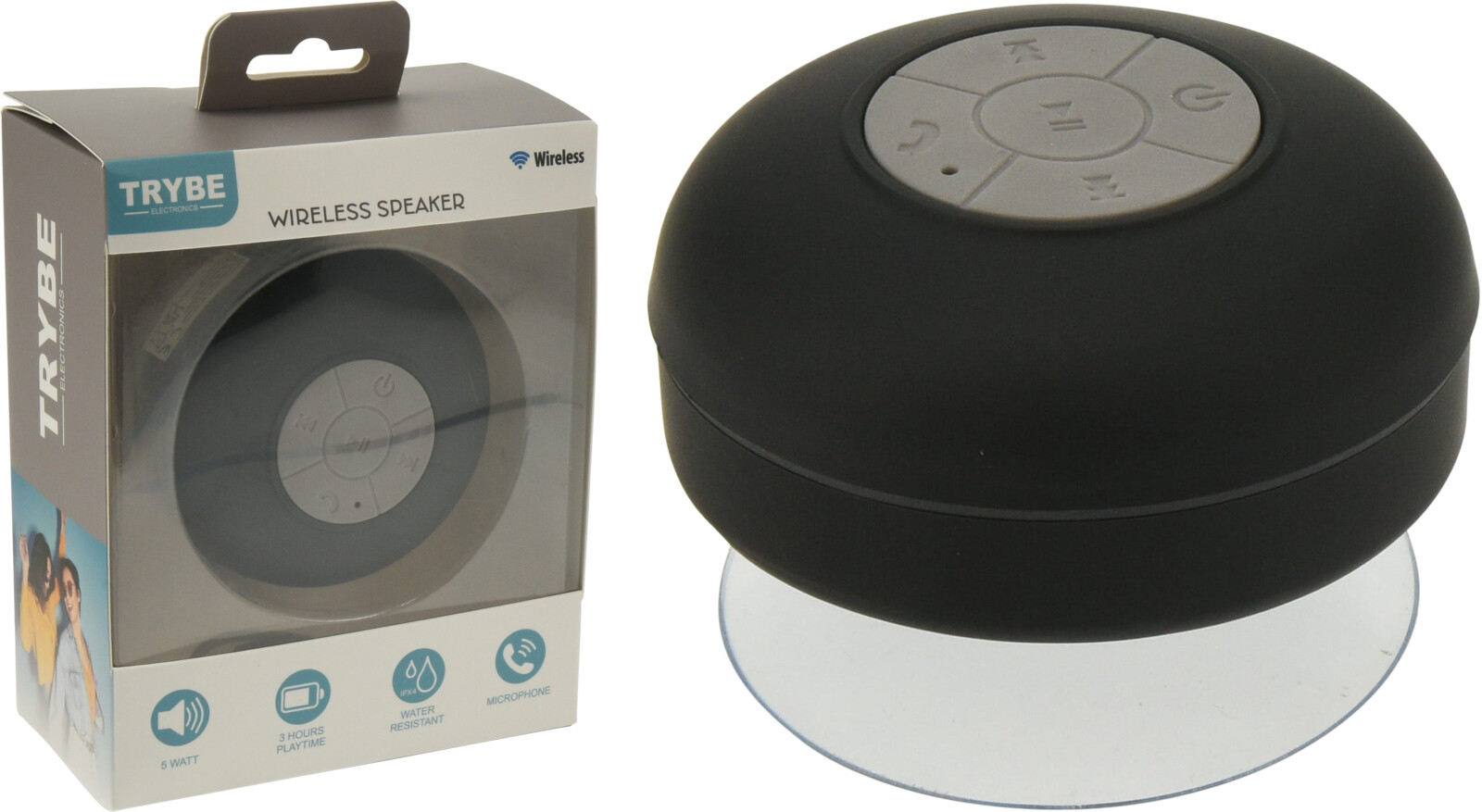 Wireless Speaker With Suction