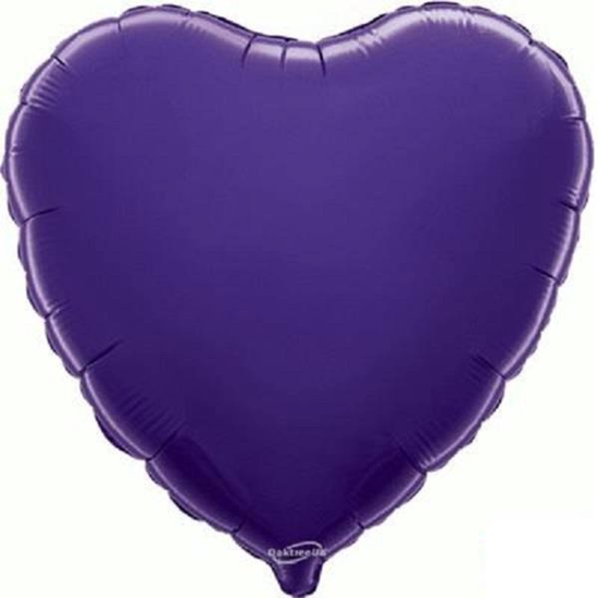 Oaktree Foil Balloon Purple Heart 18"