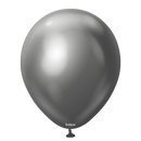 Kalisan Mirror Space Grey 18" Latex Balloons 25pk