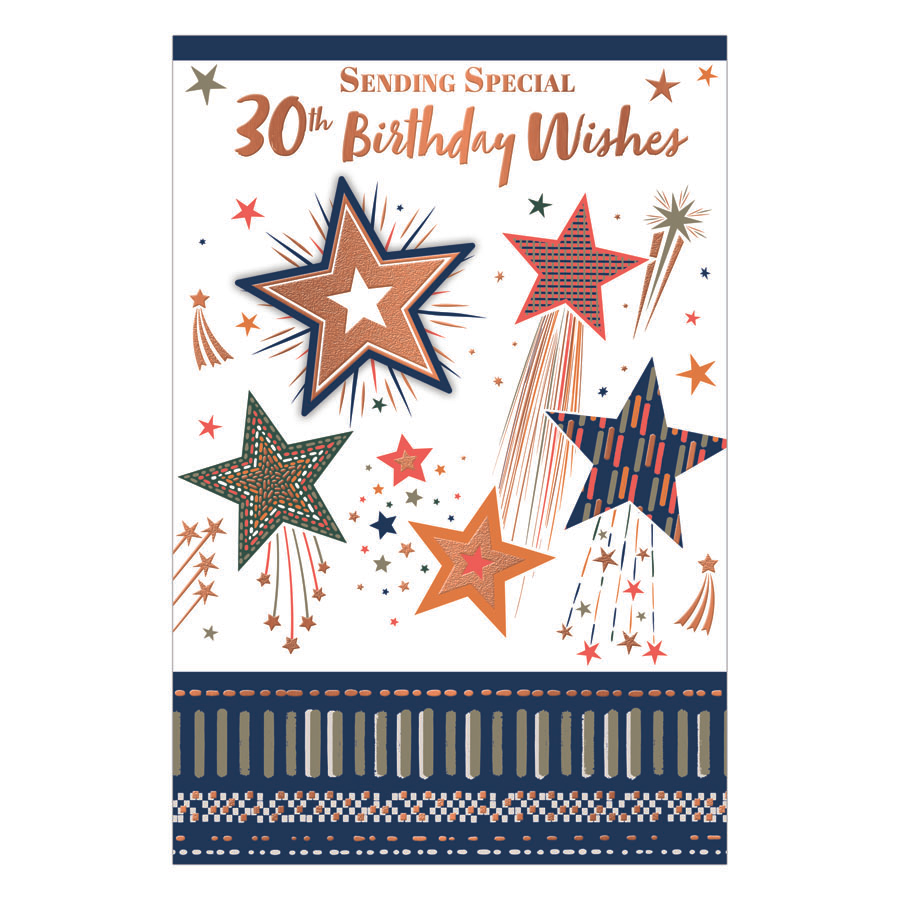 Prelude 6 Pack Cards C75 Birthday Age 30