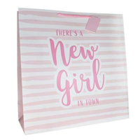 Gift Bag New Girl In Town Giant Square 6pk