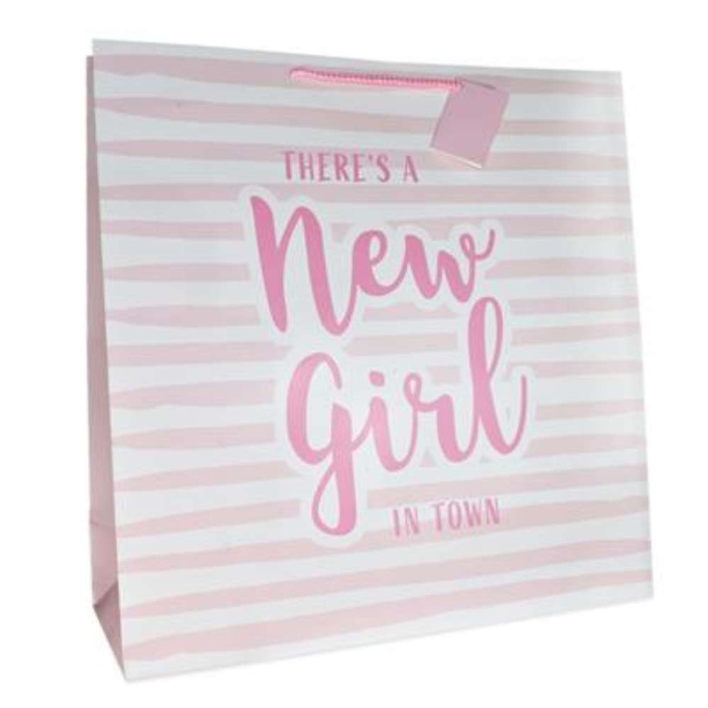 Gift Bag New Girl In Town Giant Square 6pk