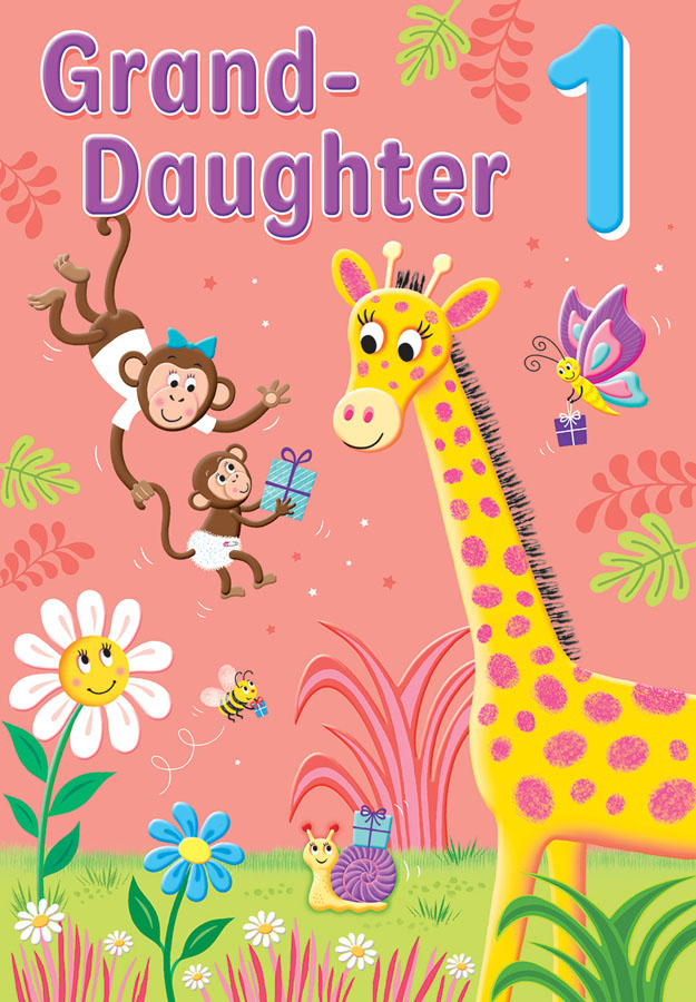 Regal C90 Birthday Age 1 Granddaughter 6pk