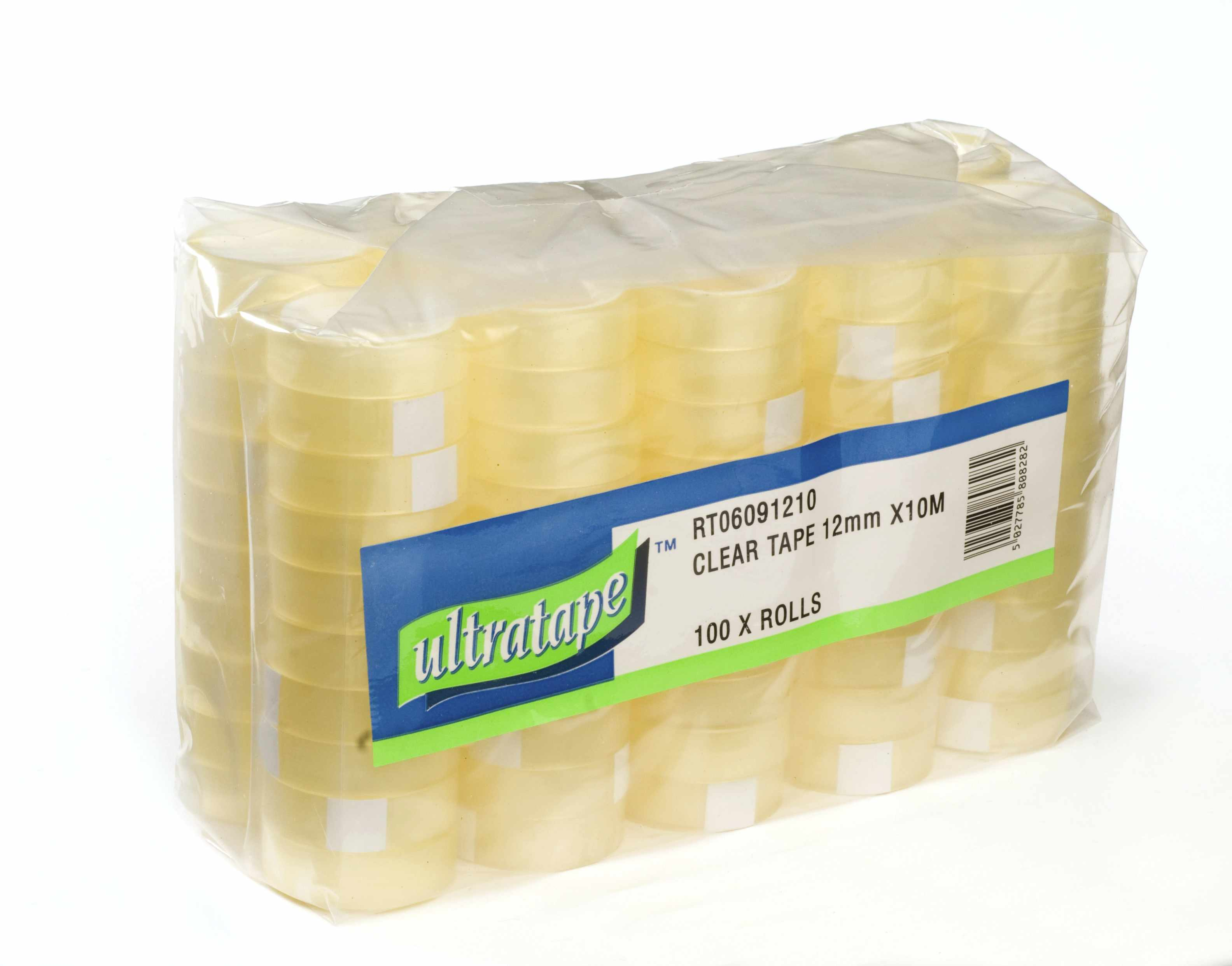 Ultratape 100 Pack Tape Clear 12mm x 10m