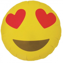 Anagram Foil Balloon Heart Eyes Emoji 18"