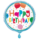 Unique Foil Balloon Colourful Birthday 18"