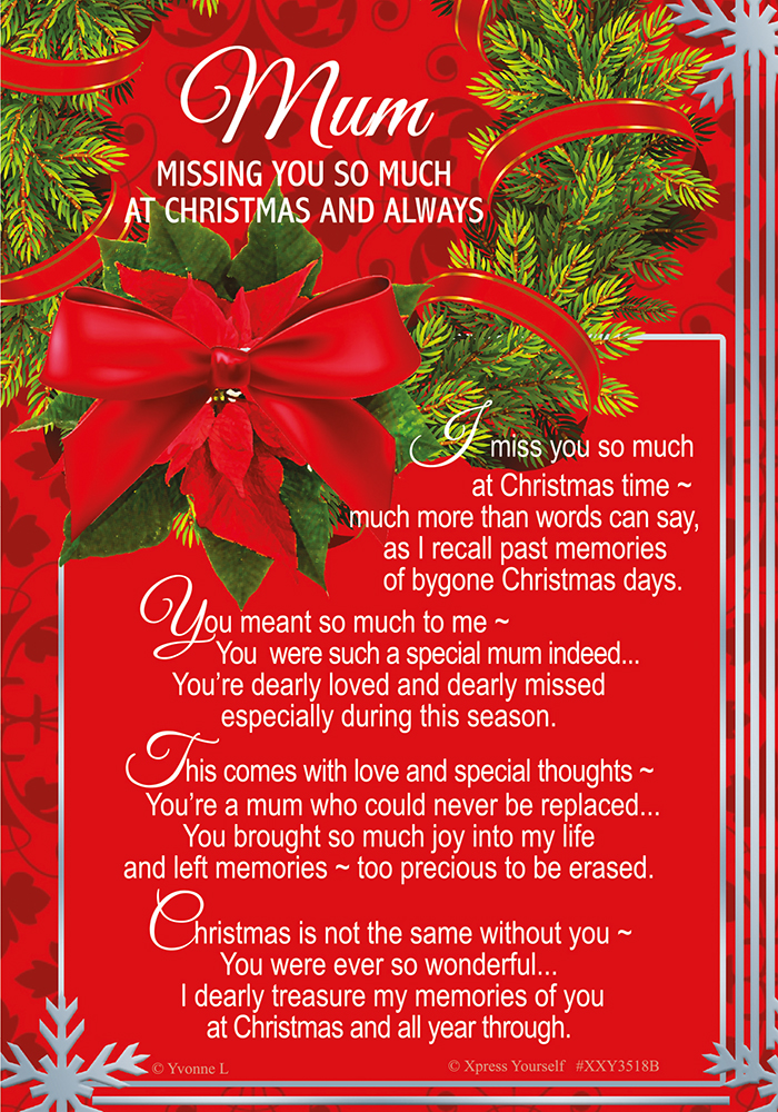 Xpress Yourself Memorial Christmas Mum 6pk