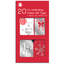 IG Design Group 20 Pack Gift Tags Red & White