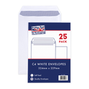 Pukka Pads 25 Pack Envelopes Self Seal White C4