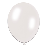 Tiger Feet 6 x 8pk Latex Balloons White 10