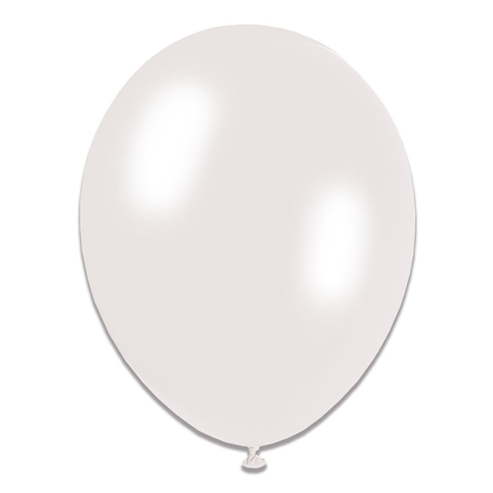 Tiger Feet 6 x 8pk Latex Balloons White 10