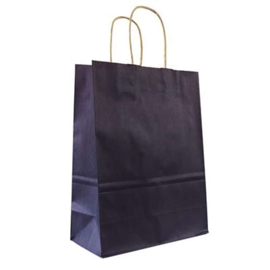 50pk Kraft Bag 320x120x410mm Dark Blue