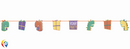 Qualatex Paper Banner Dinosaur