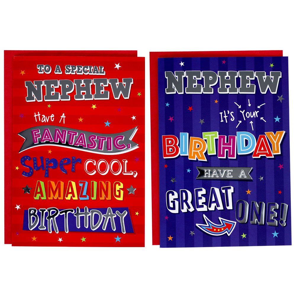 Poppyhill C50 Birthday Nephew 12pk