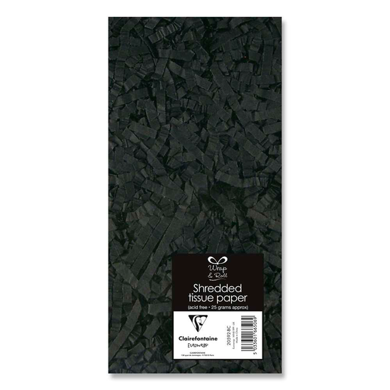 Eurowrap Shredded Tissue Paper Black