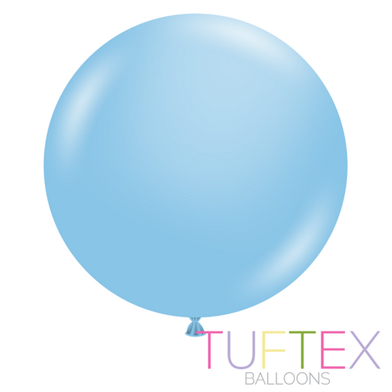 Tuftex Standard Baby Blue 36" Latex Balloons 10pk