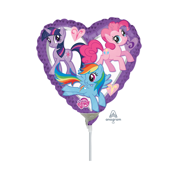 My Little Pony Mini Heart Foil Balloon