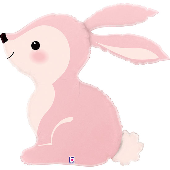 Grabo Foil Balloon Woodland Bunny Pink 31