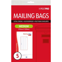 5pk Mailing Bag Medium
