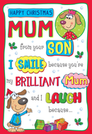Regal 6 Pack C75 Cards Christmas Mum From Son