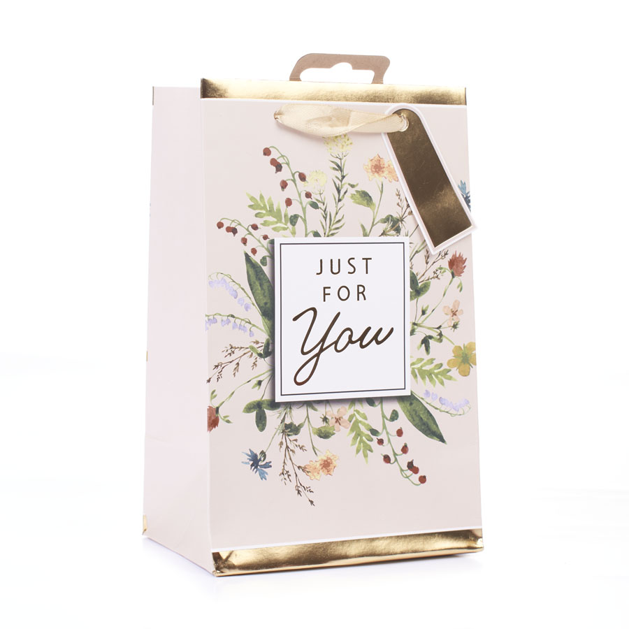 Tiger Feet Gift Bag Flowers Perfume 6pk
