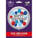 Birthday Balloons Male 18" Foil Balloon