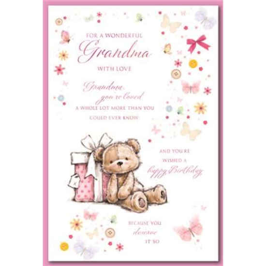 Simon Elvin C75 Birthday Grandma 6pk