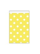 Polka Dot Yellow Treat Bag 20pk