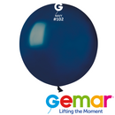 Gemar Standard Navy 19" Latex Balloons 25pk