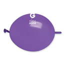 Gemar 100 Pack Latex Balloons Glink Purple 6