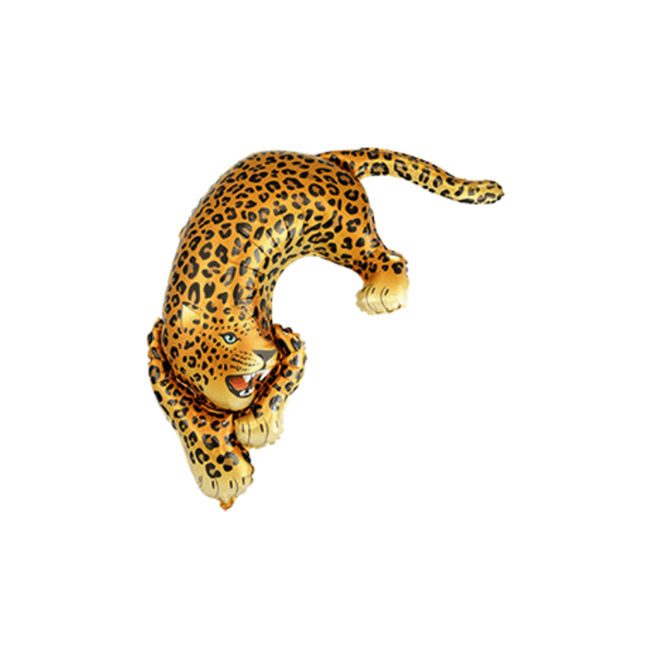 Savage Leopard 14" Mini Shape Foil Balloon