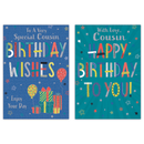 Poppyhill 12 Pack Cards C50 Birthday Cousin