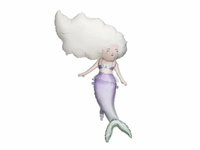 PartyDeco Foil Balloon Mermaid 43"