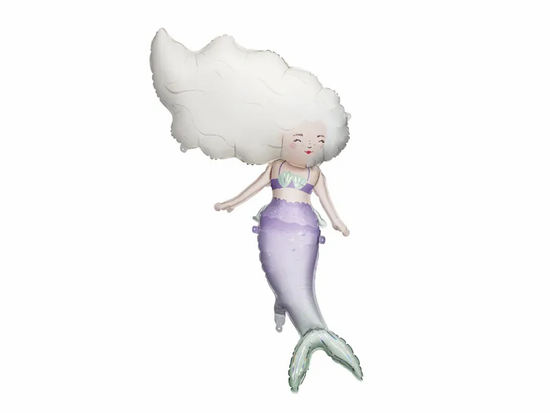 PartyDeco Foil Balloon Mermaid 43"