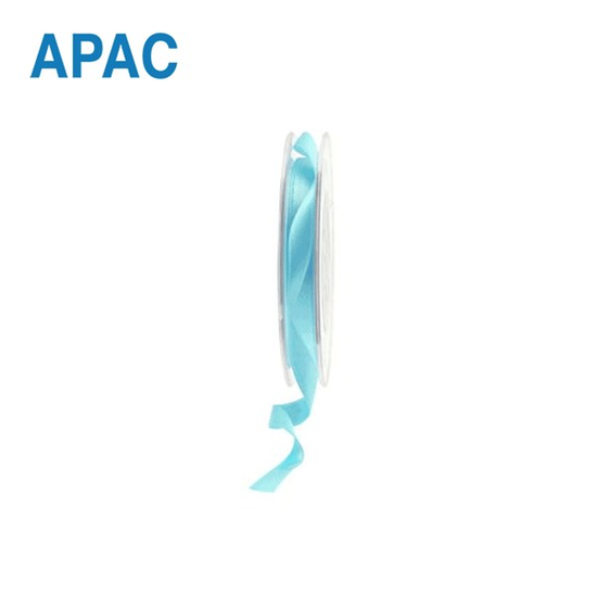 APAC Ribbon Satin Light Blue 10mm x 20M