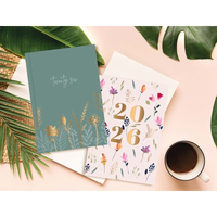 Diary A6 WTV Floral Meadow 2027 12pk