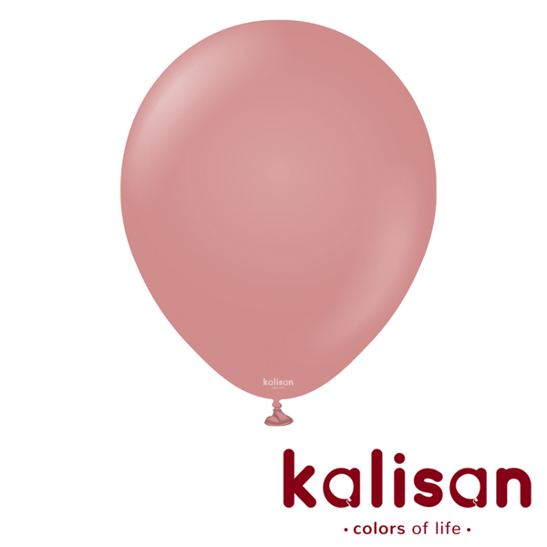 Kalisan Retro Rosewood 18" Latex Balloons 25pk