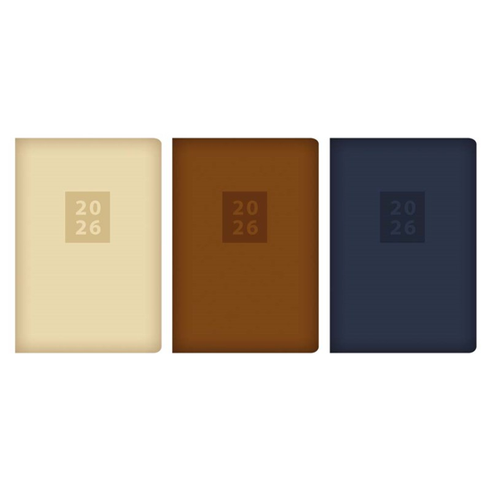 Diary Pocket WTV Chino Embossed 2027 18pk