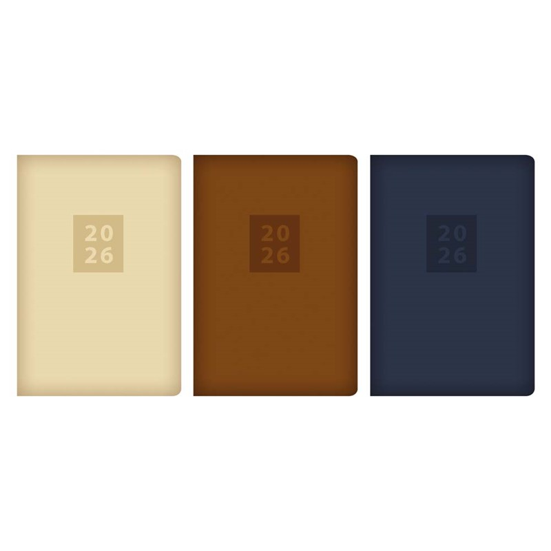Diary Pocket WTV Chino Embossed 2027 18pk