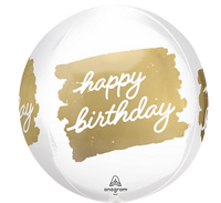 Anagram Golden Age Birthday 15" Orbz Balloon