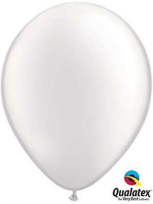 Qualatex Pearl White 11" Latex 100pk