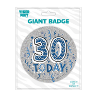 Big Badges Age 30 Male 6pk